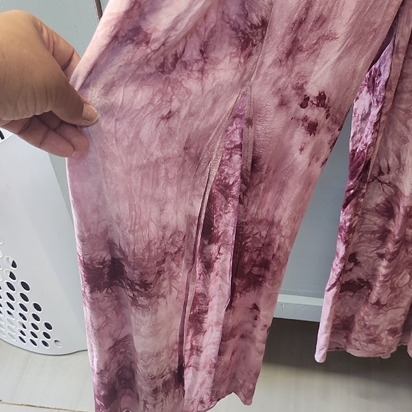 Favlux Elegant Tie-Dye Purple Skirt - Picture 4 of 8